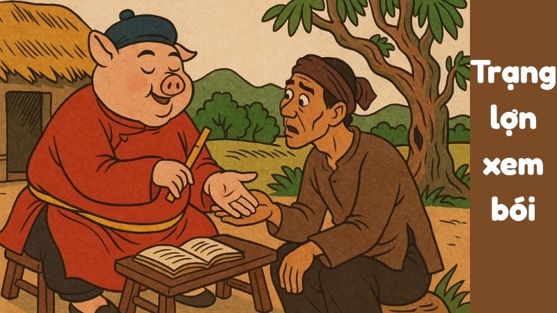 Tóm tắt Truyện ngụ ngôn - Trạng lợn xem bói đầy đủ nhất