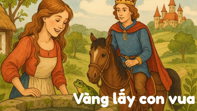 Tóm tắt truyện cổ tích Việt Nam – Vàng lấy con vua