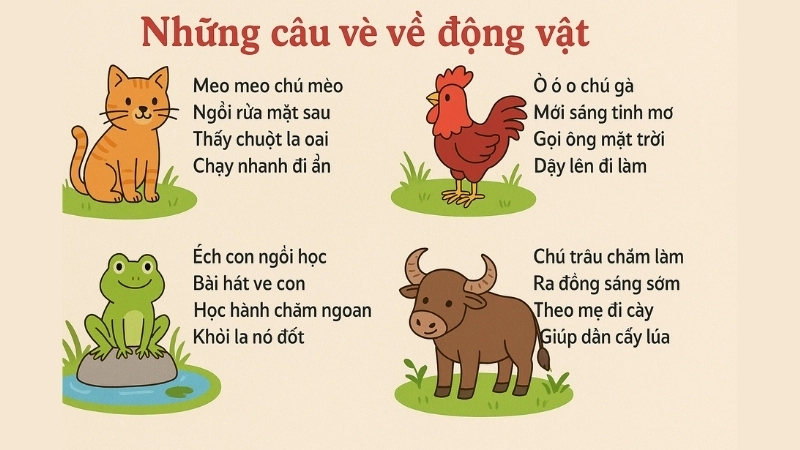 Những câu vè về động vật