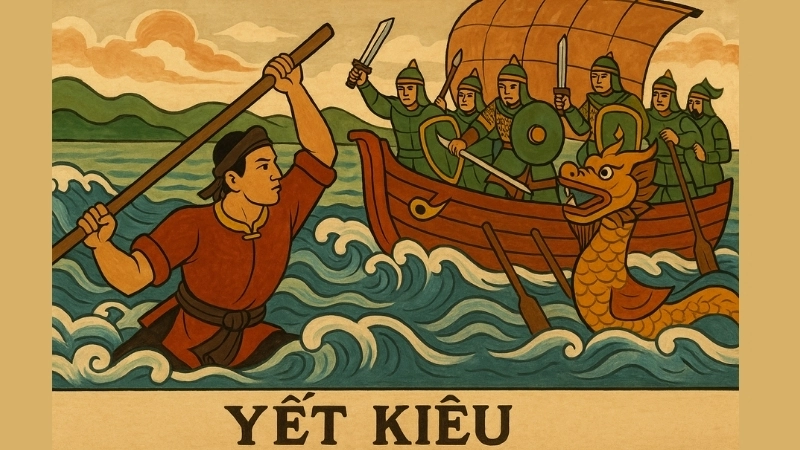 Tóm tắt truyện dân gian - Yết Kiêu và tài lặn thần kỳ