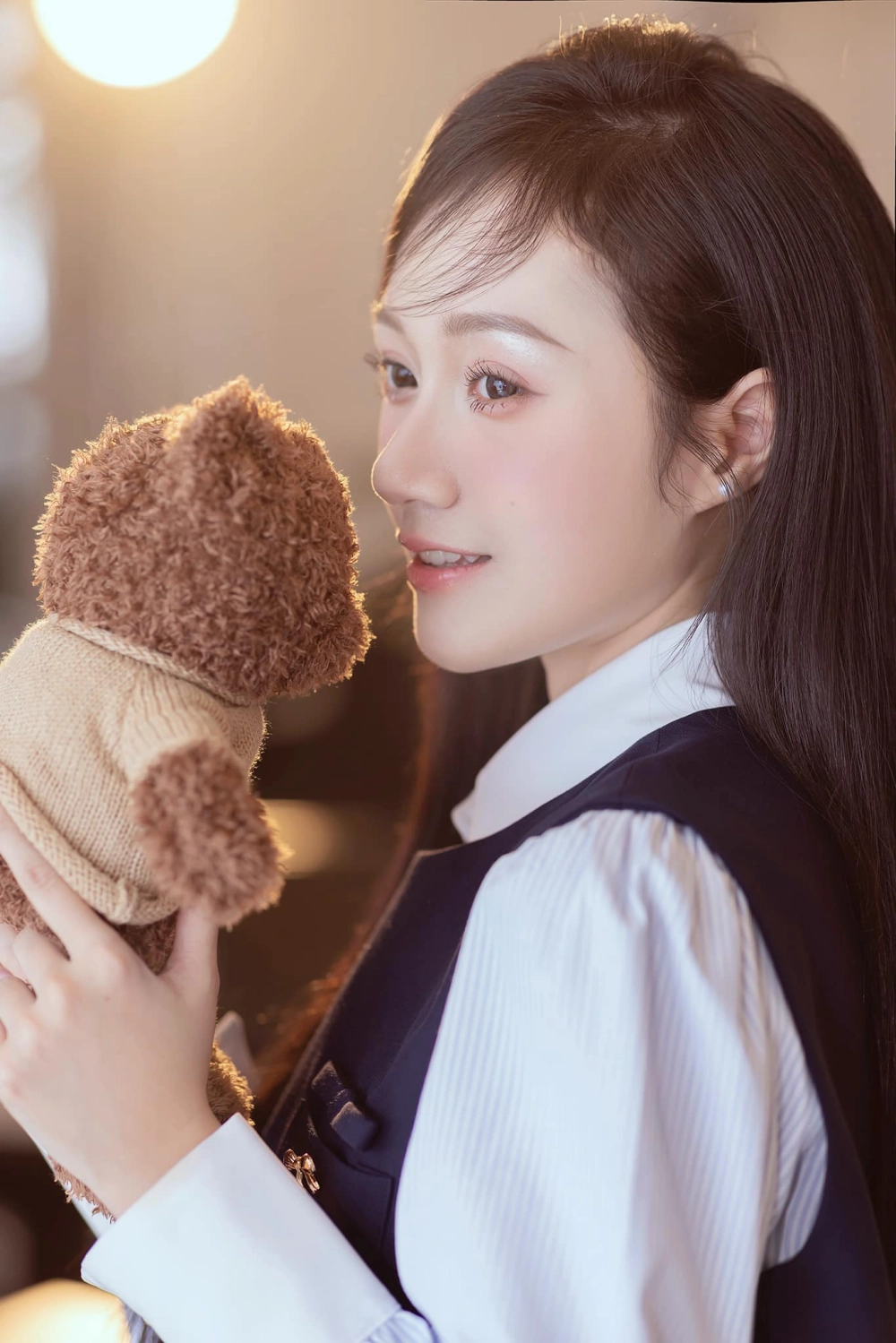 Ảnh đào lê phương hoa cute dễ thương khiến tim fan tan chảy