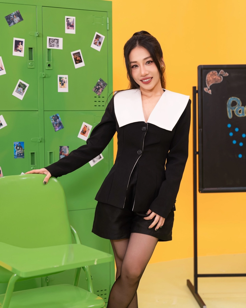 Hằng Bingboong Chiều Cao khiến nhiều fan tò mò khi xuất hiện trên sân khấu